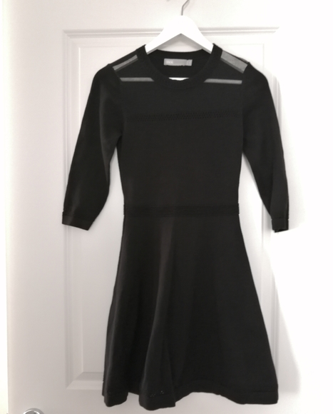 🖤 ASOS mesh black skater dress - Picture 2 of 5